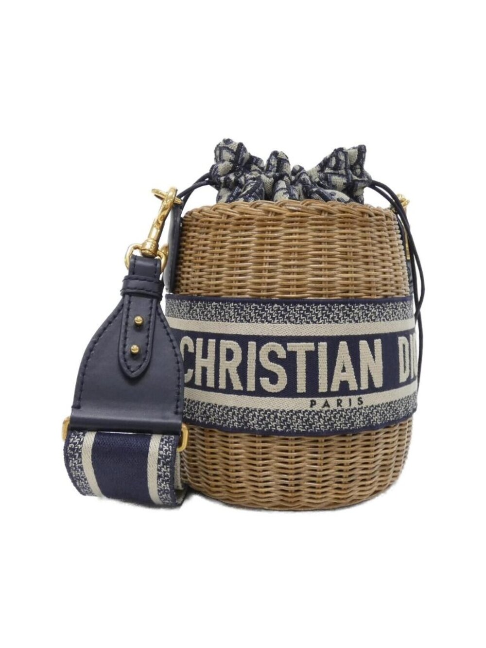 Dior Oblique Wicker Vo Shoulder Bag